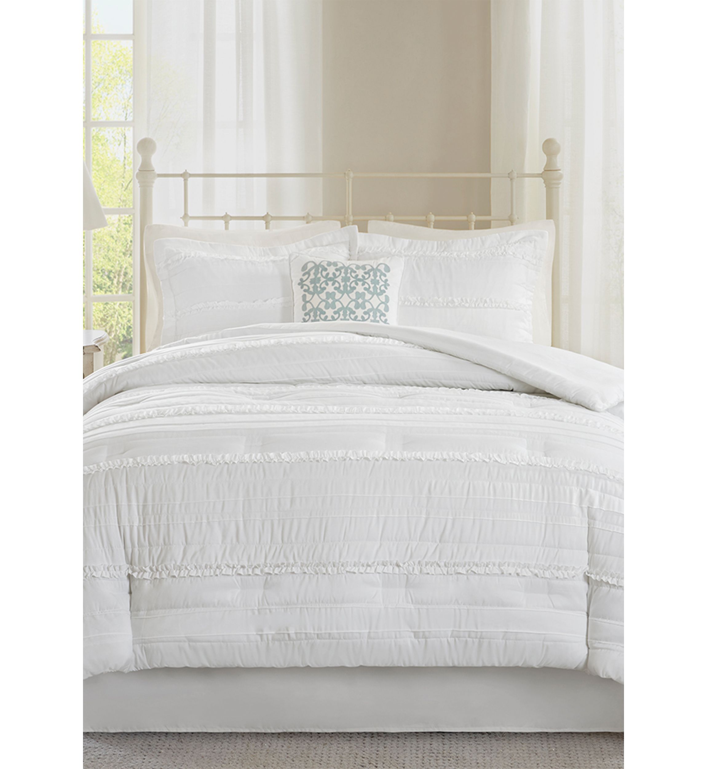 Celeste 5-Piece Comforter Set - White