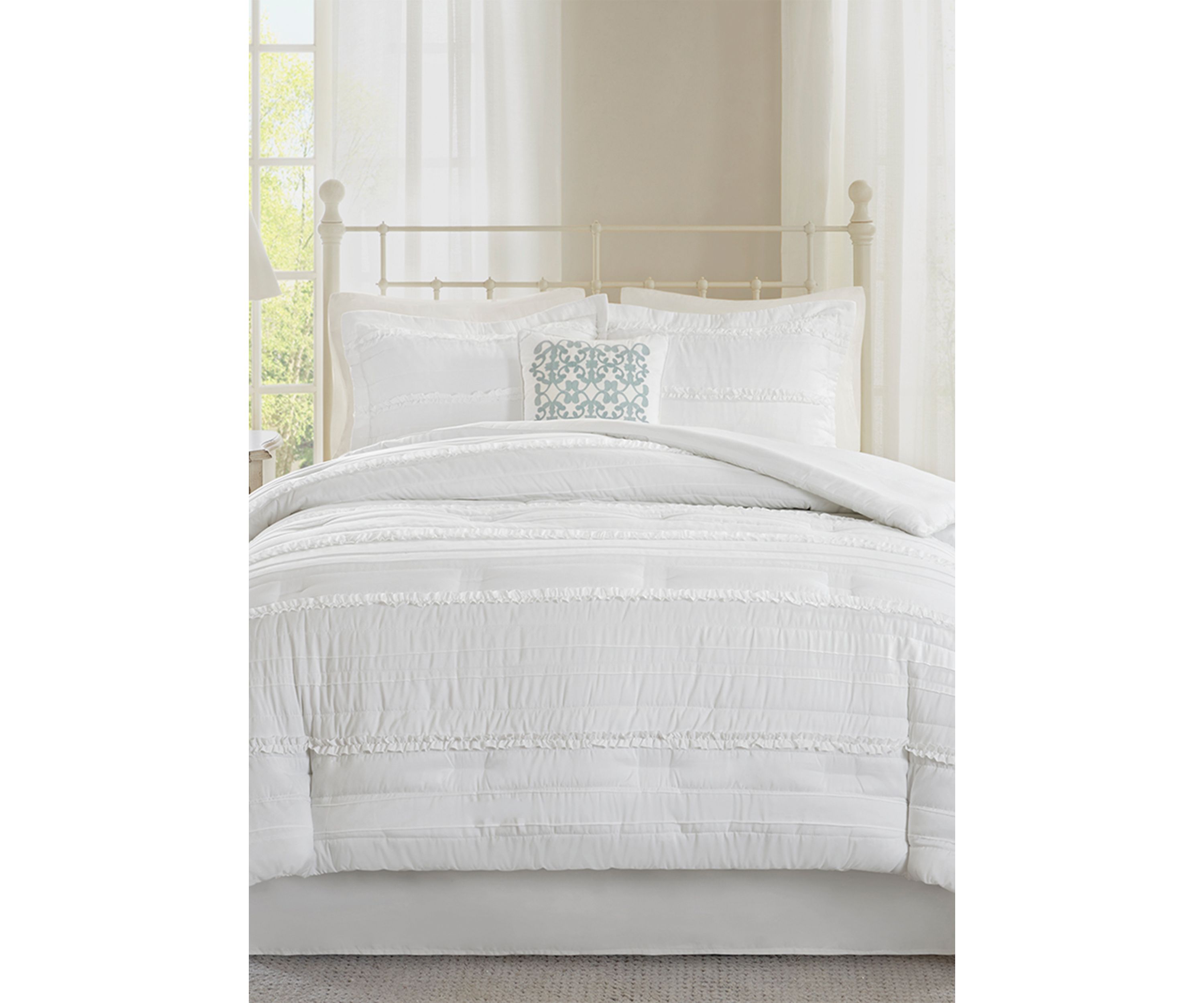 Celeste 5-Piece Comforter Set - White