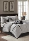Connell Gray 7-Piece Queen Comforter Set 90-in. x 90-in.