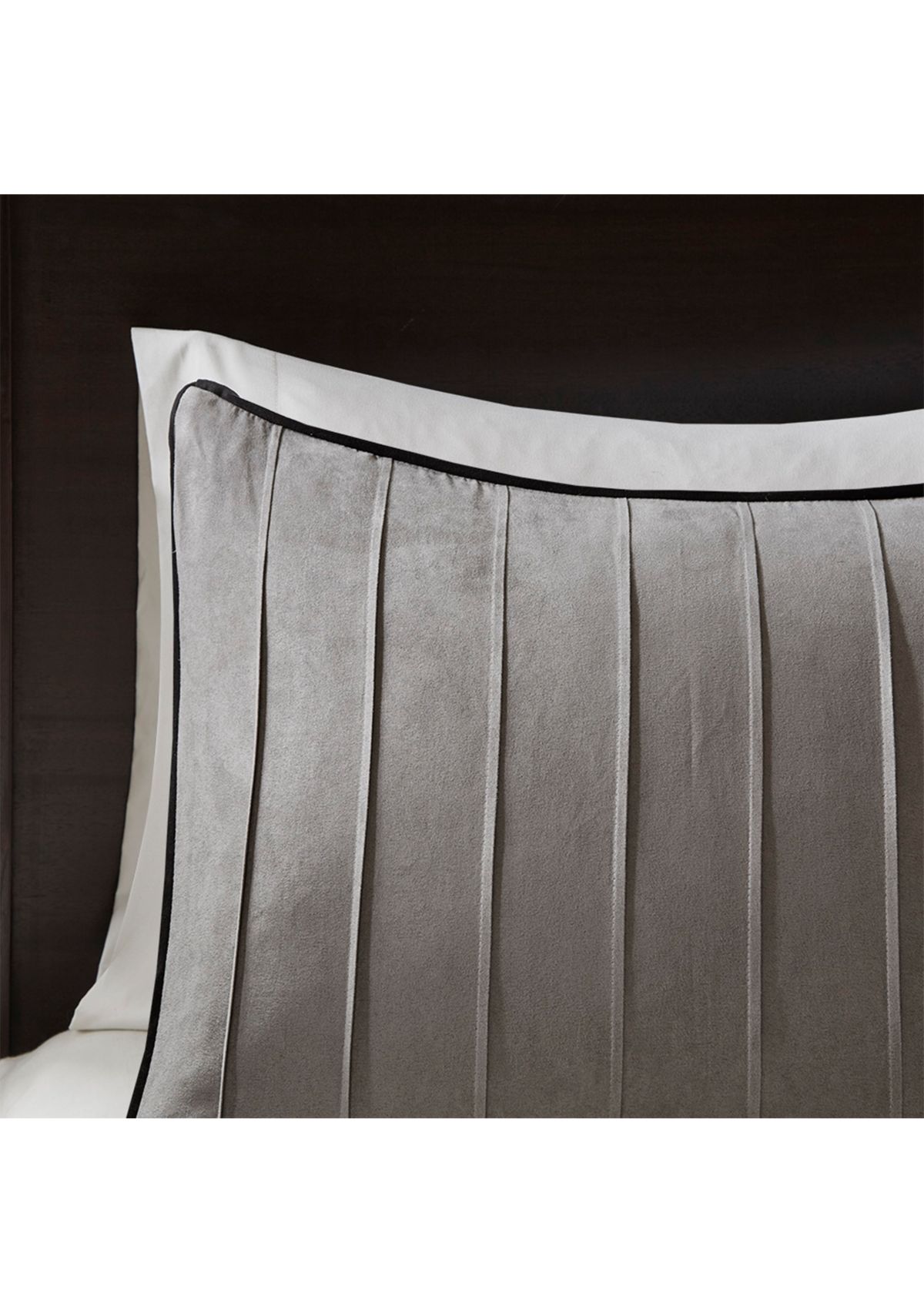 Connell Gray 7-Piece Queen Comforter Set 90-in. x 90-in.