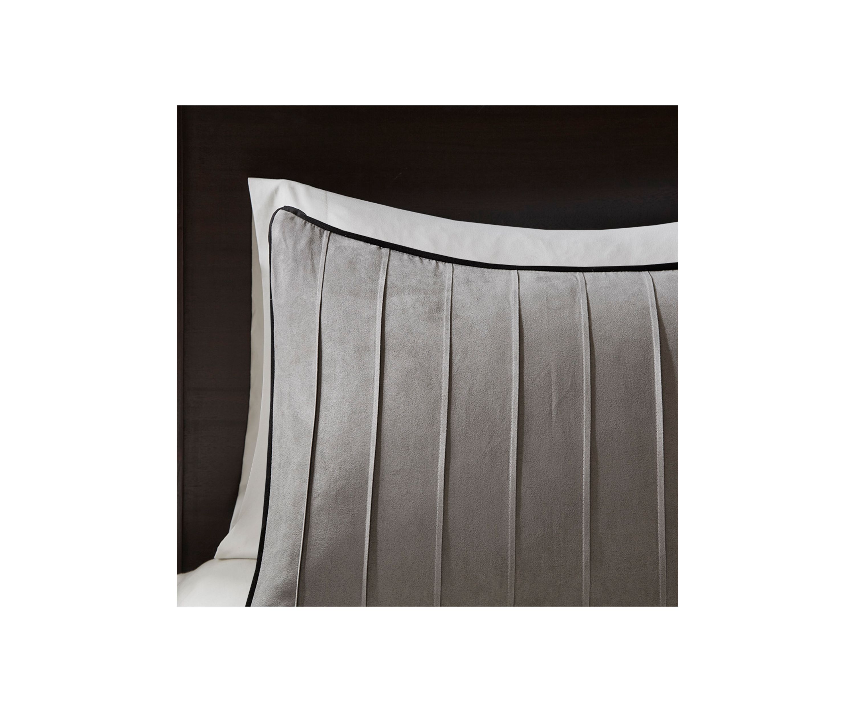 Connell Gray 7-Piece Queen Comforter Set 90-in. x 90-in.