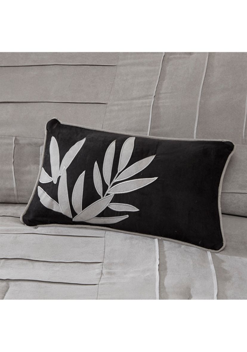 Connell Gray 7-Piece Queen Comforter Set 90-in. x 90-in.