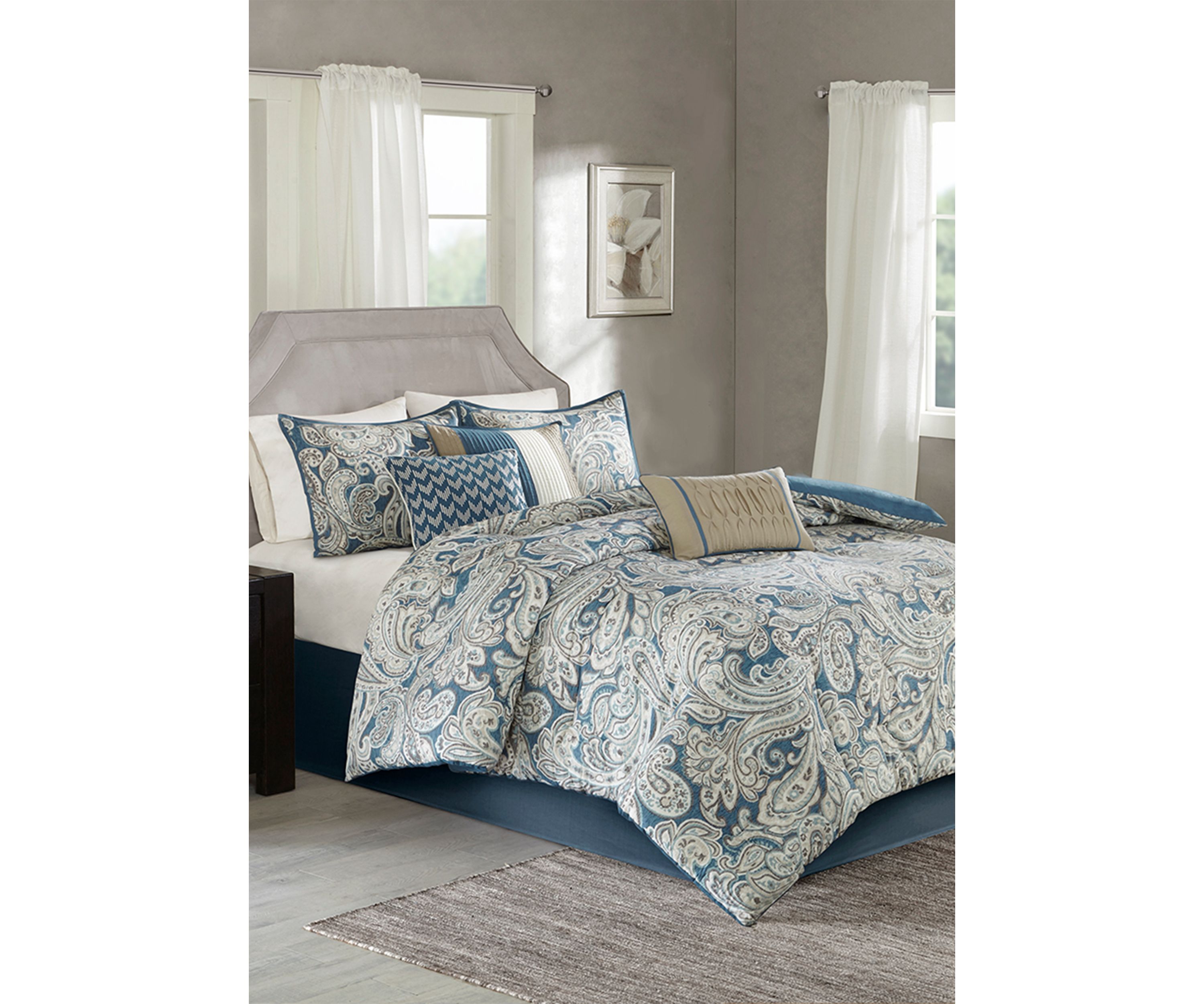 Gabby Comforter Set-Blue