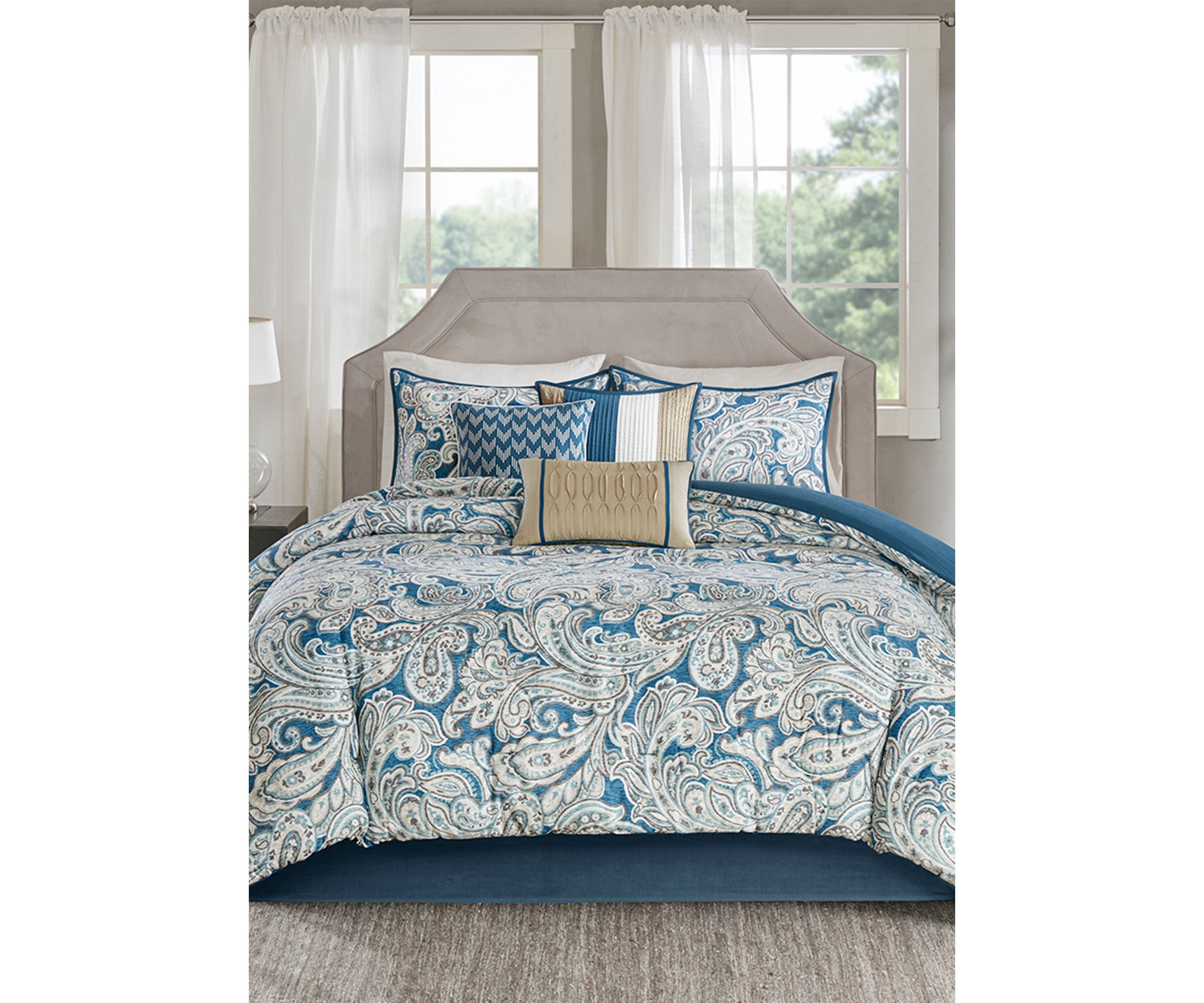 Gabby Comforter Set-Blue