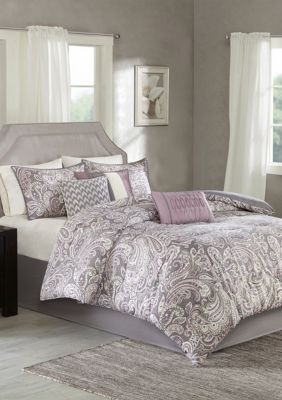 Madison Park Gabby Comforter Set Purple Belk