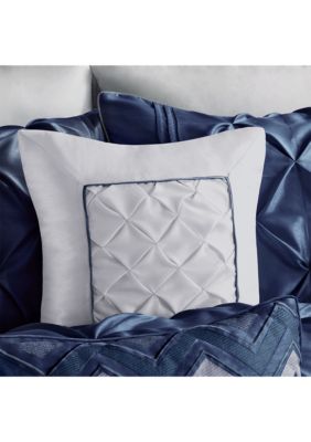 Madison Park Madison Park Laurel 7 Piece Comforter Set Navy Belk