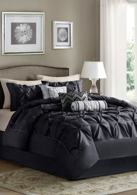 madison park barrett scotchgard down alternative comforter mini se