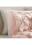 Laurel 7-Piece Comforter Set- Blush