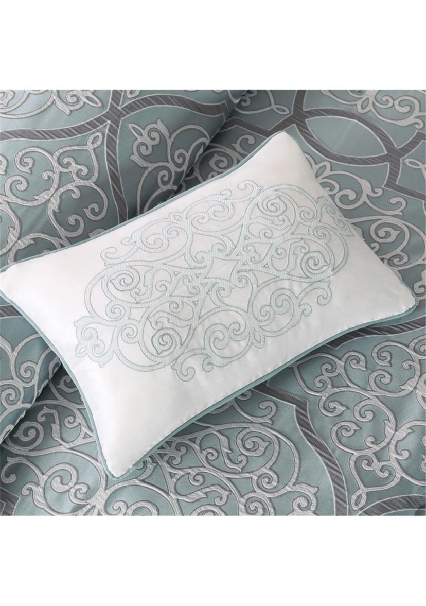 Lavine 12 Piece Comforter Set with Cotton Bed Sheets
