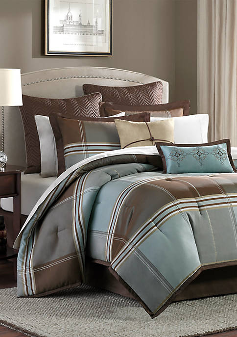 Madison Park Lincoln Square 7 Piece Comforter Set Belk