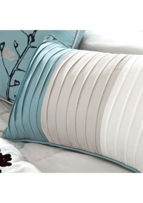 Flo Blue Ivory Details about   Madison Park Matilda King Size Bed Comforter Set Bed In A Bag 