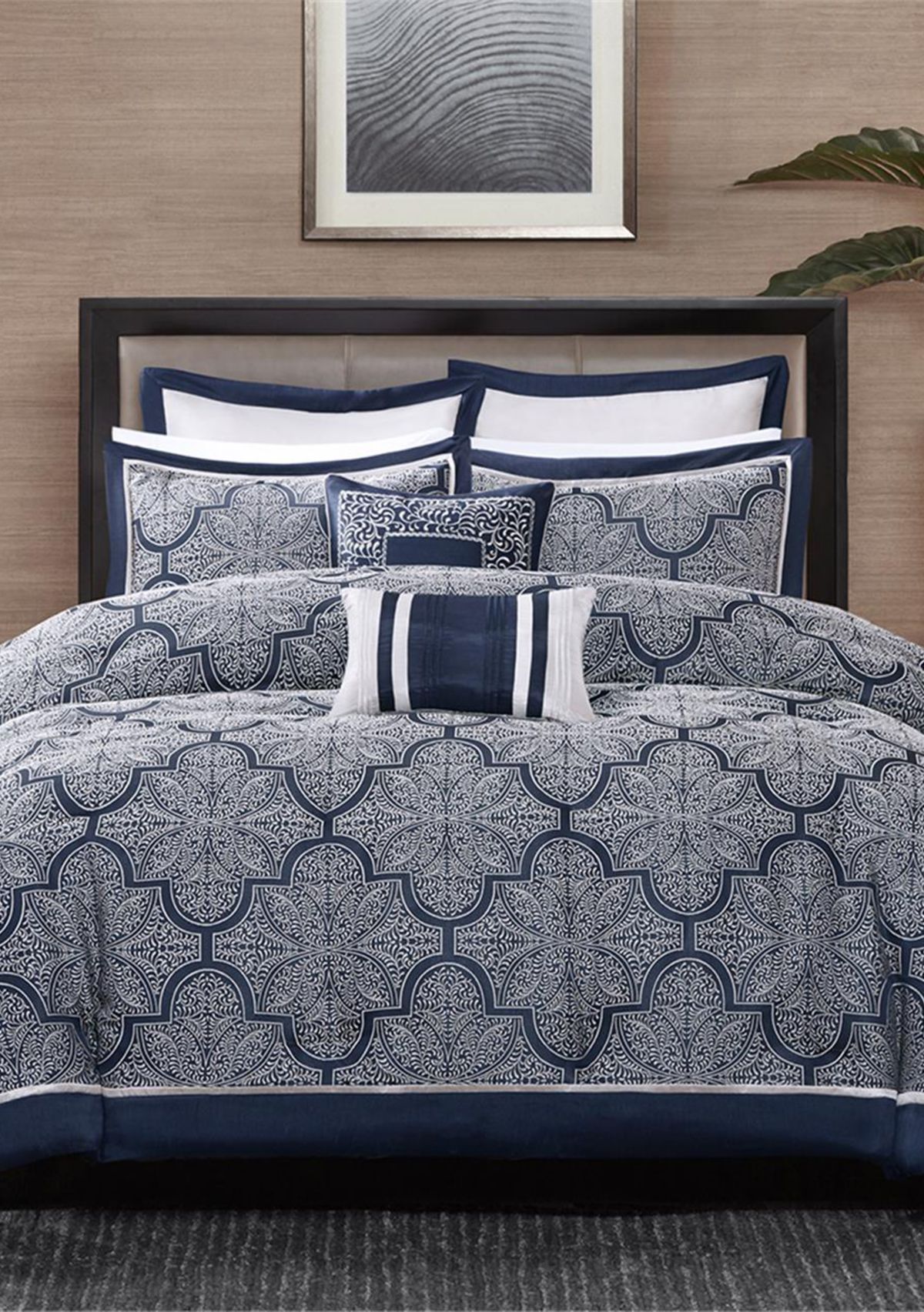 Medina 8-Piece Jacquard Comforter Set