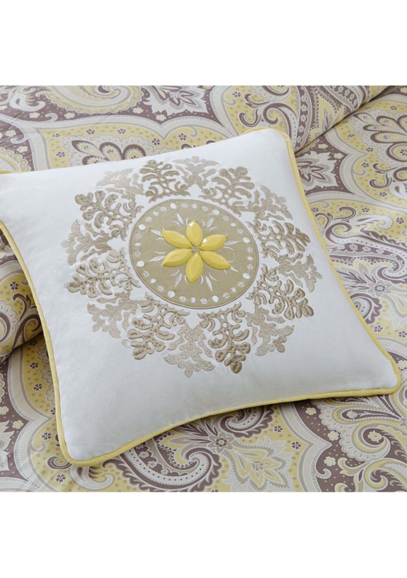 Nisha Comforter Set- Yellow