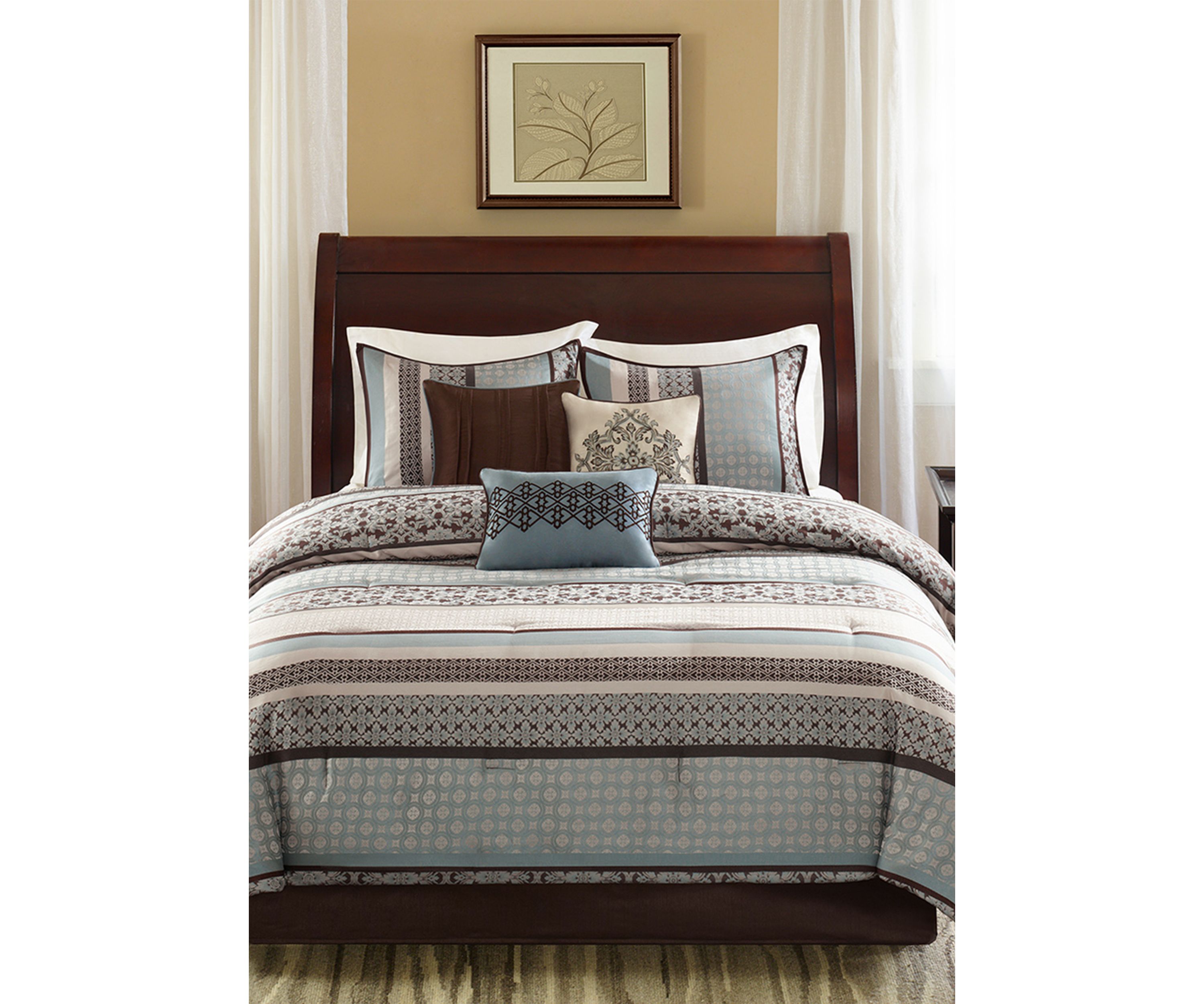 Princeton 7-Piece Blue Comforter Set