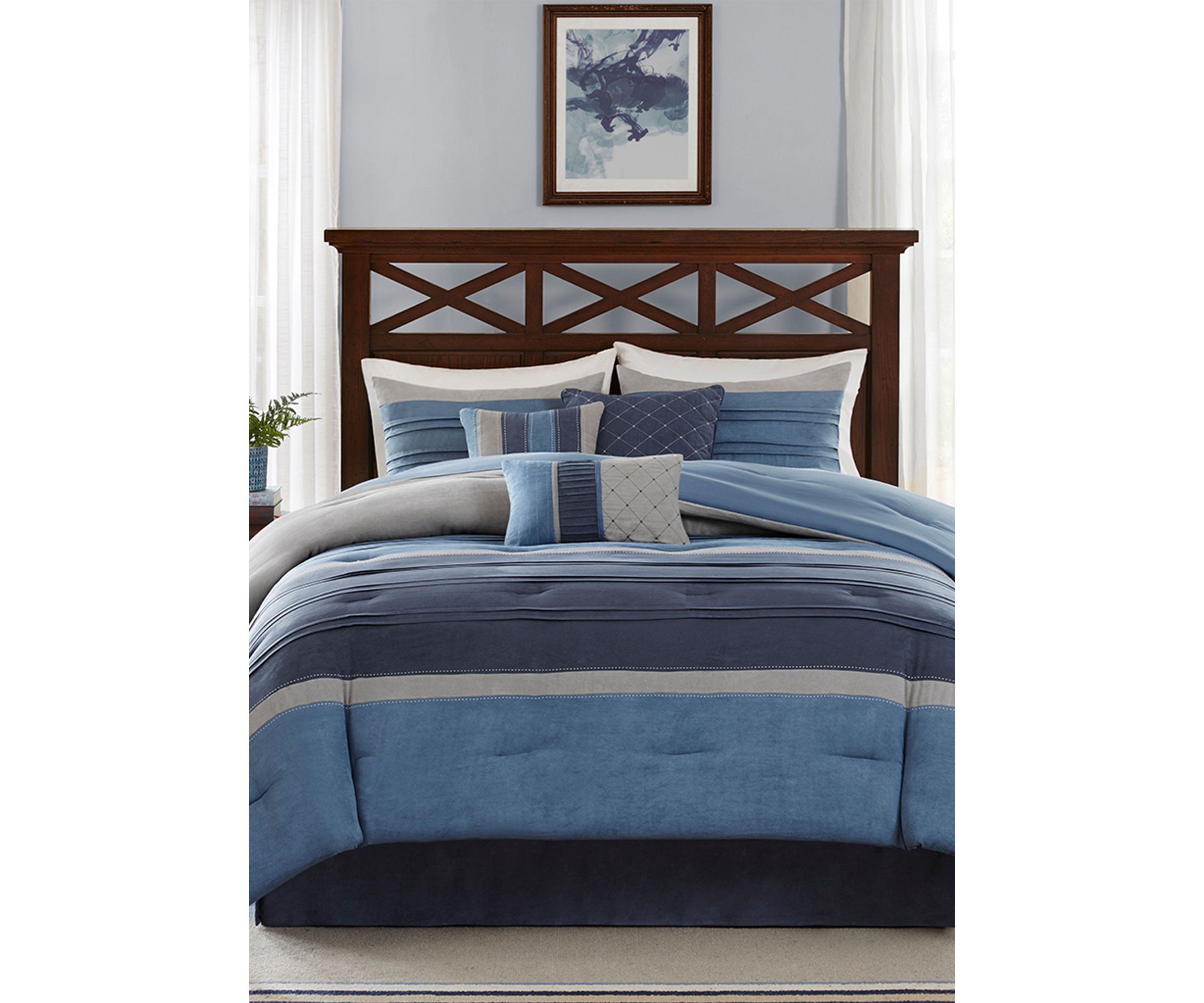 Collins 7-Piece Navy Comforter Set