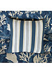 Cape Cod 7-Piece Cotton Sateen Blue Comforter Set
