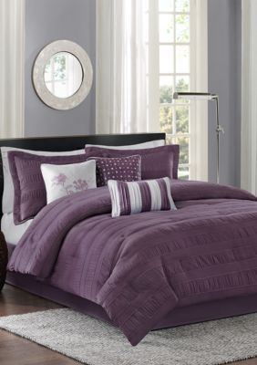 plum california king comforter