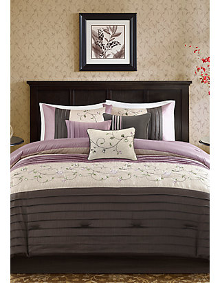 Piece Purple Comforter Set, Purple Queen Bedding Collections