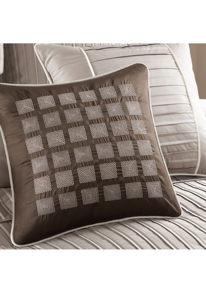 Trinity 7-Piece Taupe Comforter Set