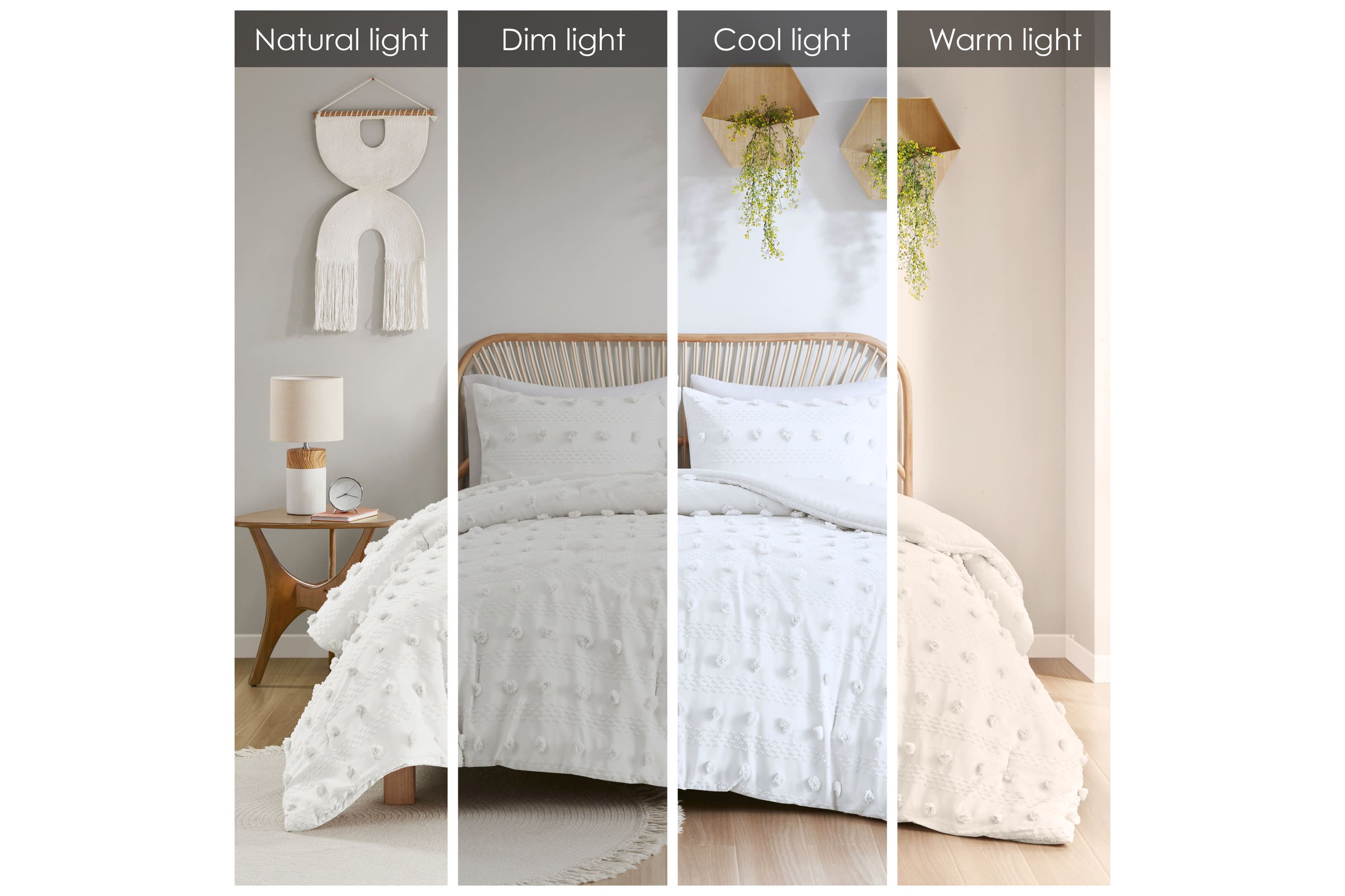Lucy Clip Jacquard Comforter Set