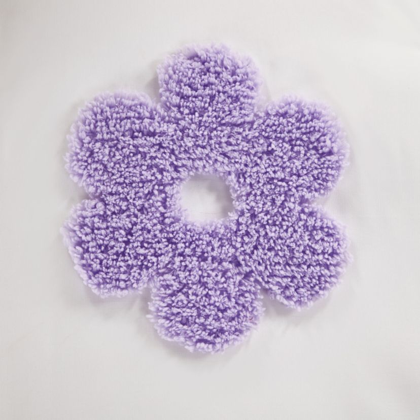 Gracie Floral Reversible Tufted Chenille Duvet Cover Set