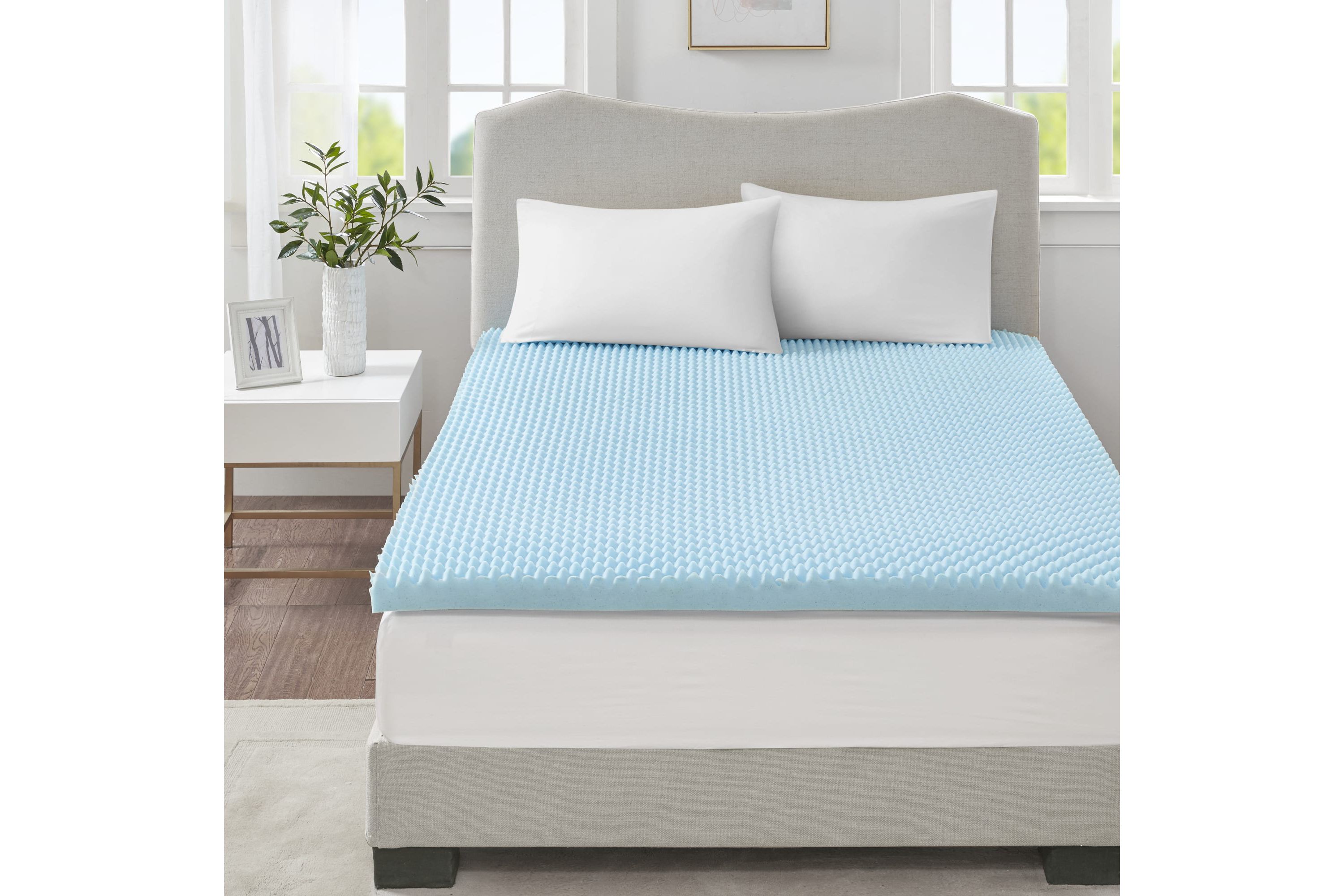 3" Gel Memory Foam All Season Reversible Cooling Mattress Topper