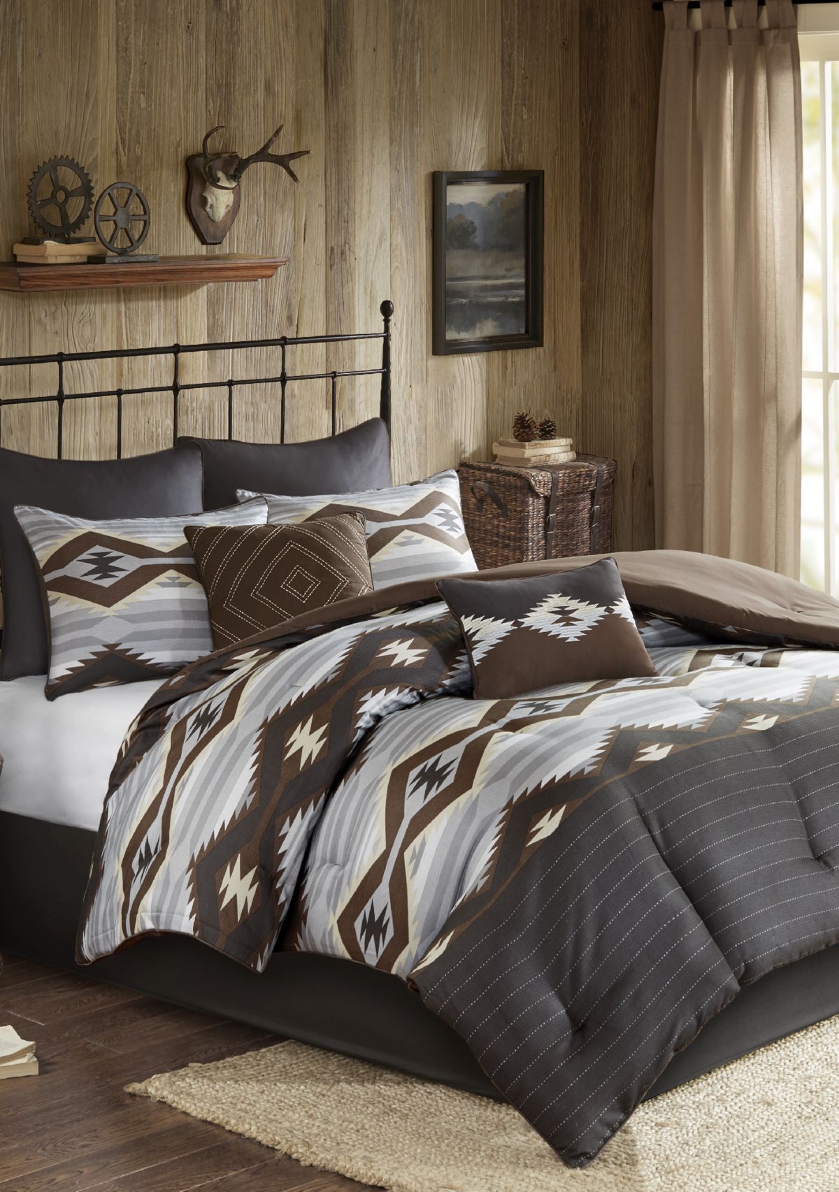 Bitter Creek Oversized 8-Piece Comforter Set