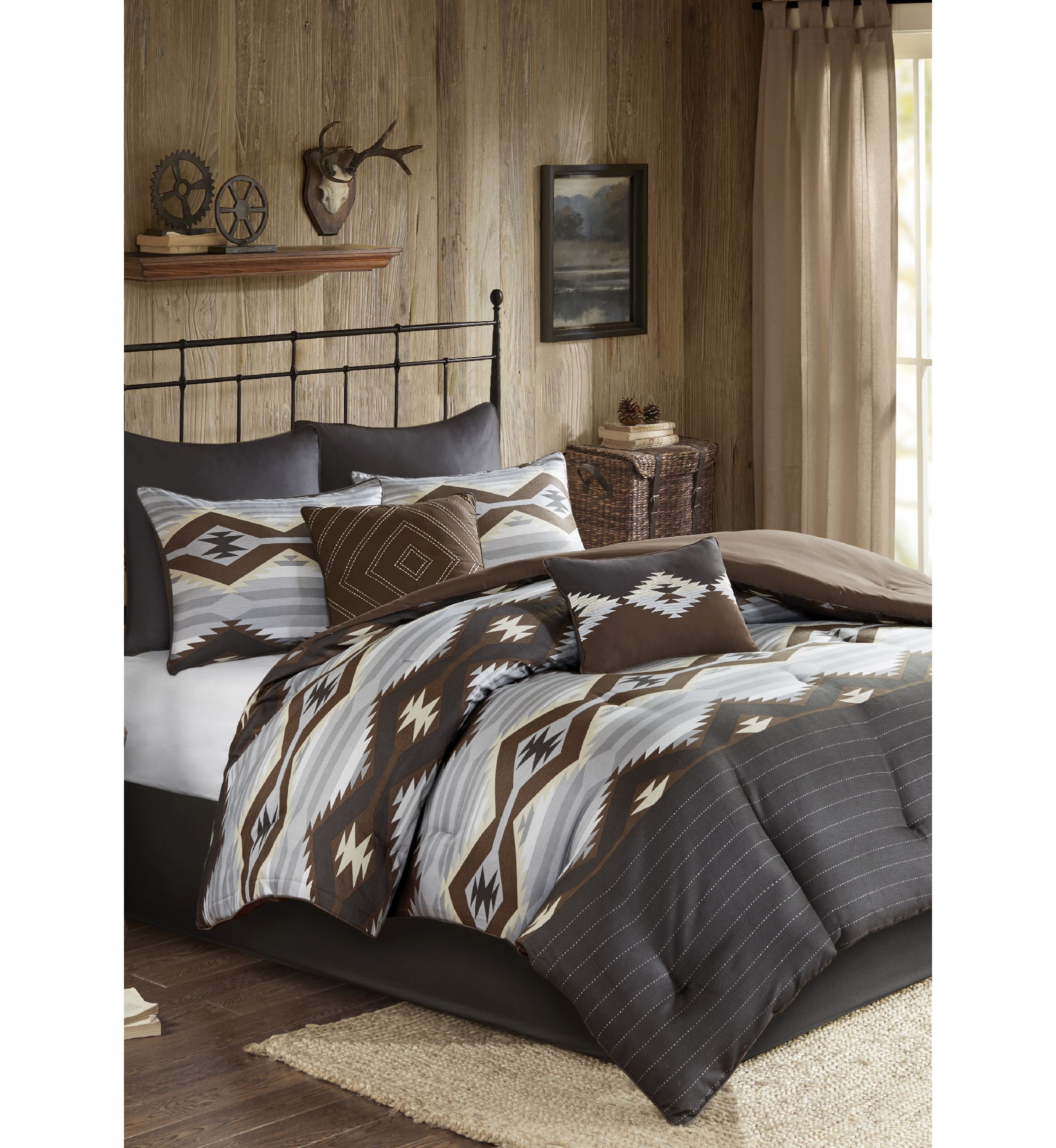 Bitter Creek Oversized 8-Piece Comforter Set