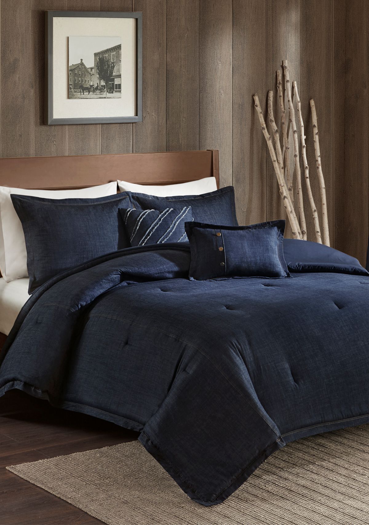 Perry Oversized Denim Comforter Set