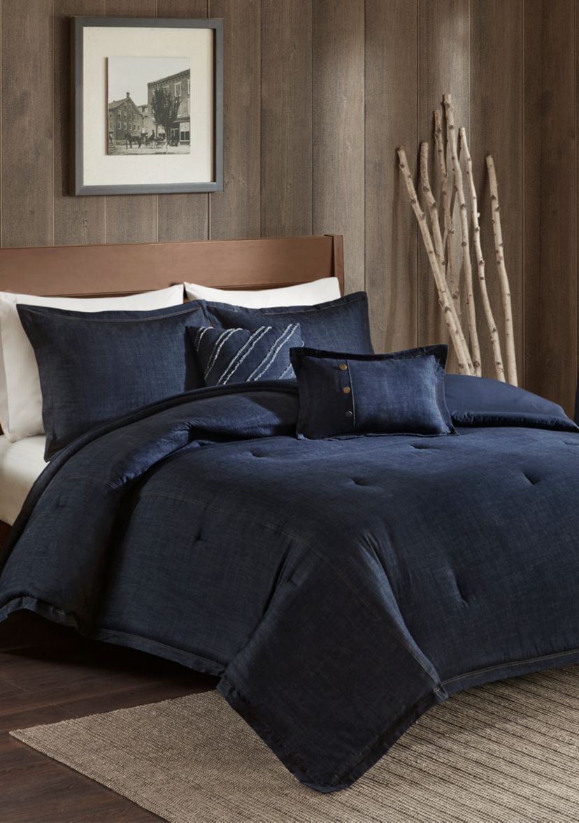 Perry Oversized Denim Comforter Set
