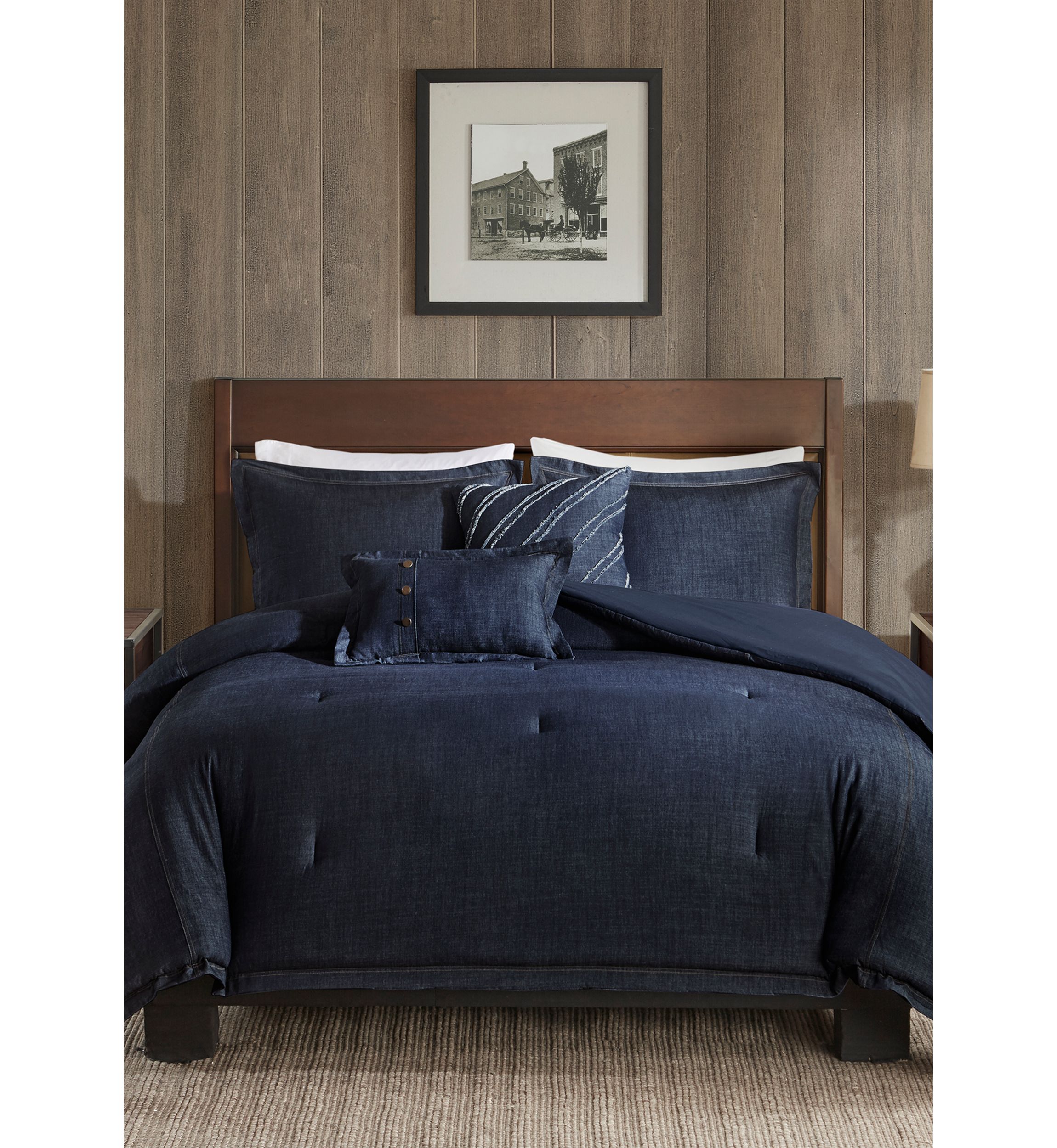 Perry Oversized Denim Comforter Set