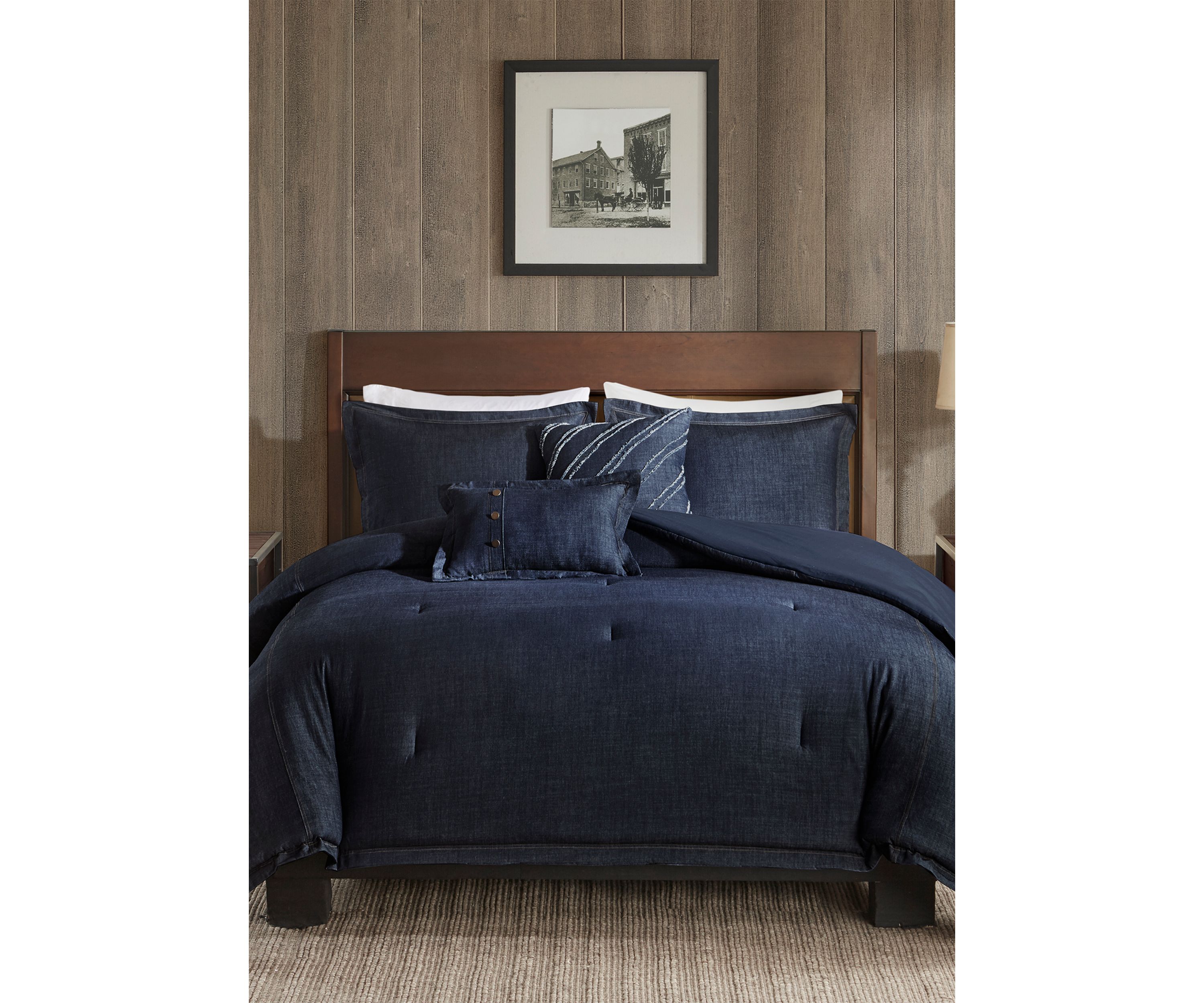 Perry Oversized Denim Comforter Set