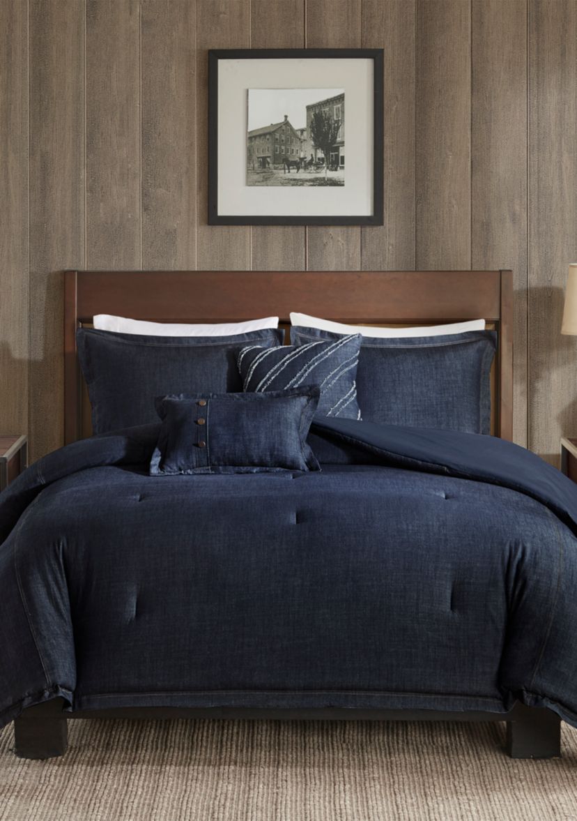 Perry Oversized Denim Comforter Set