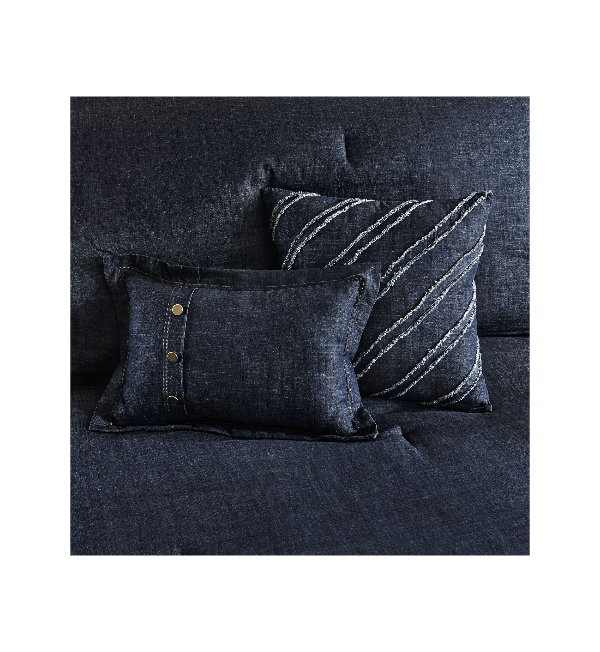 Perry Oversized Denim Comforter Set