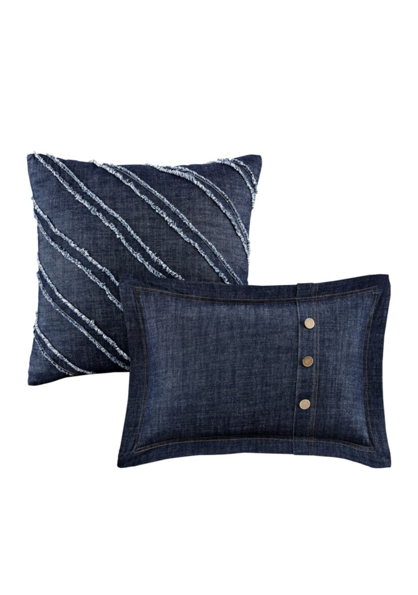 Perry Oversized Denim Comforter Set