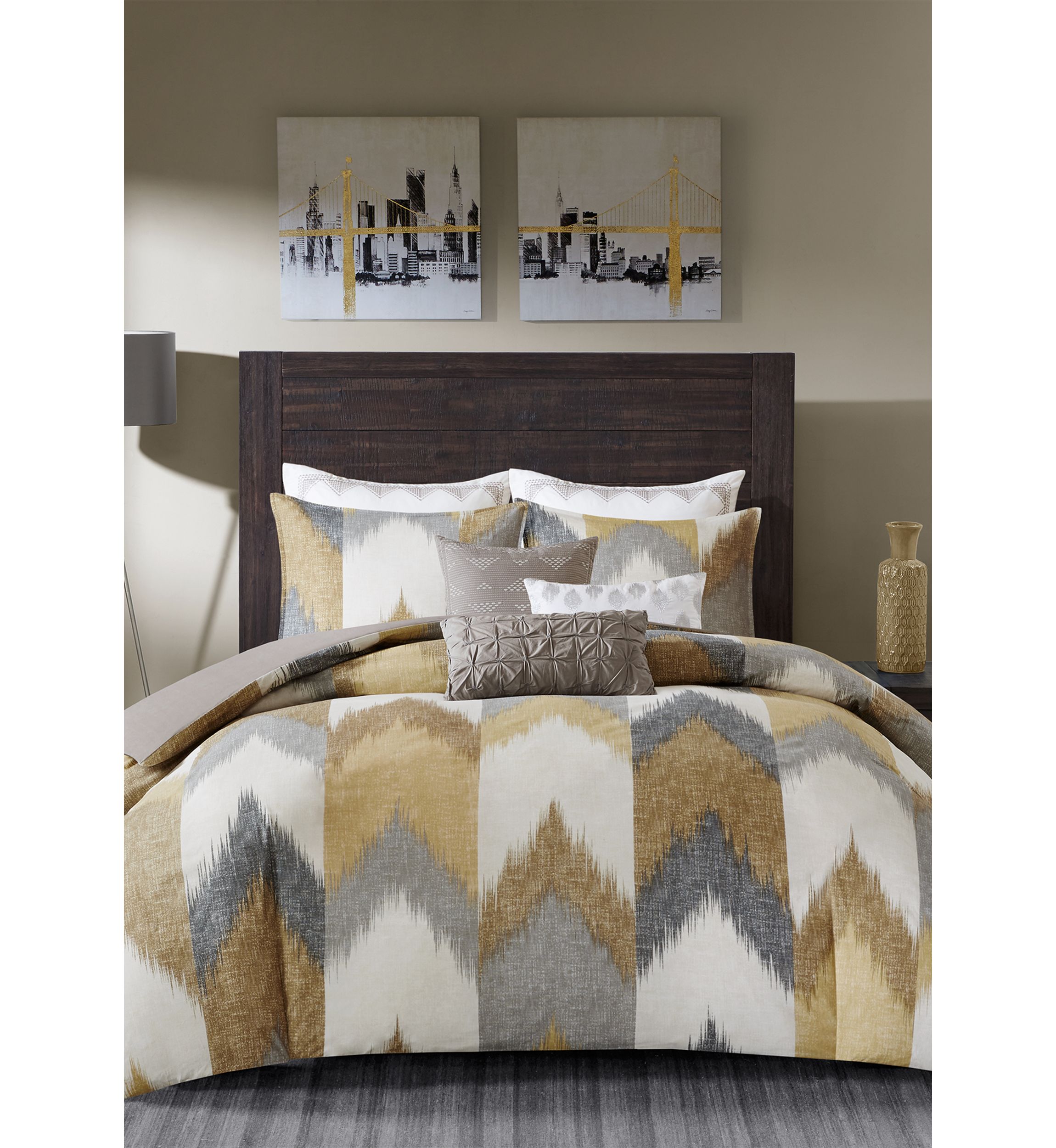 Alpine 3-Piece Yellow Comforter Mini Set