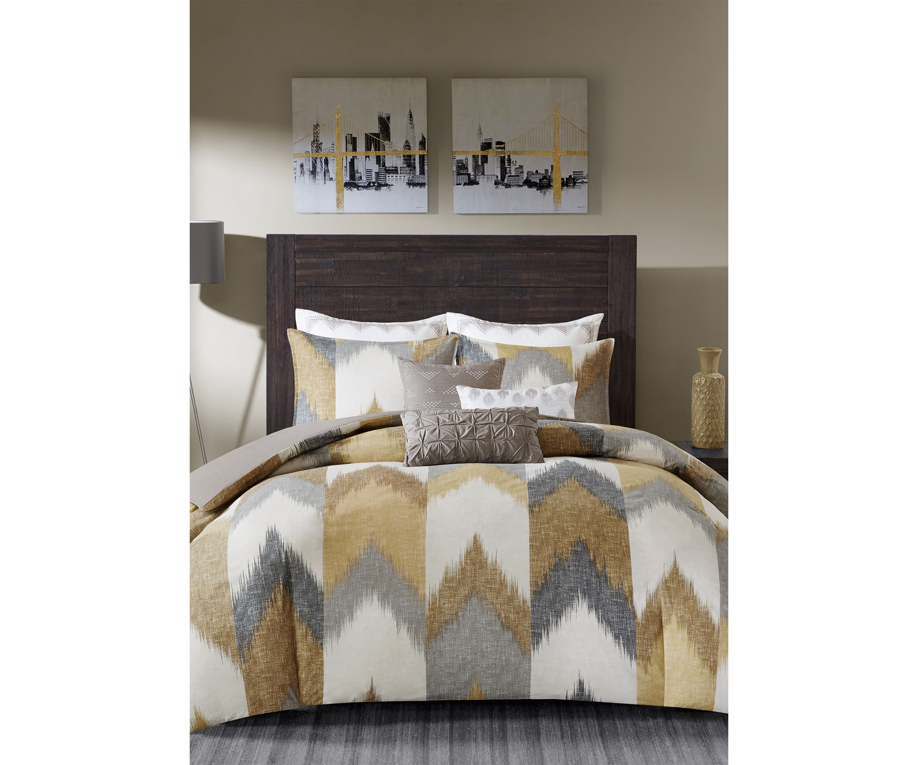 Alpine 3-Piece Yellow Comforter Mini Set
