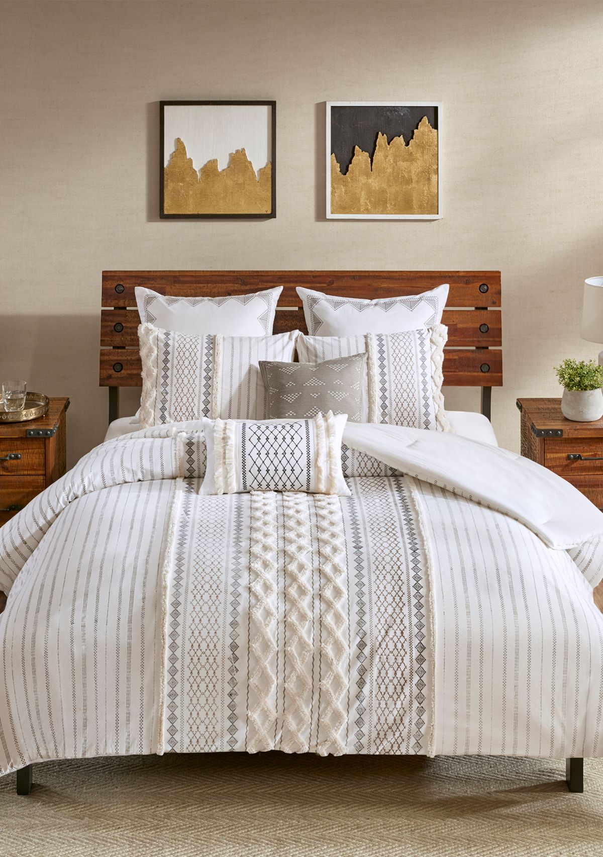 Imani Cotton 3 Piece Comforter Mini Set