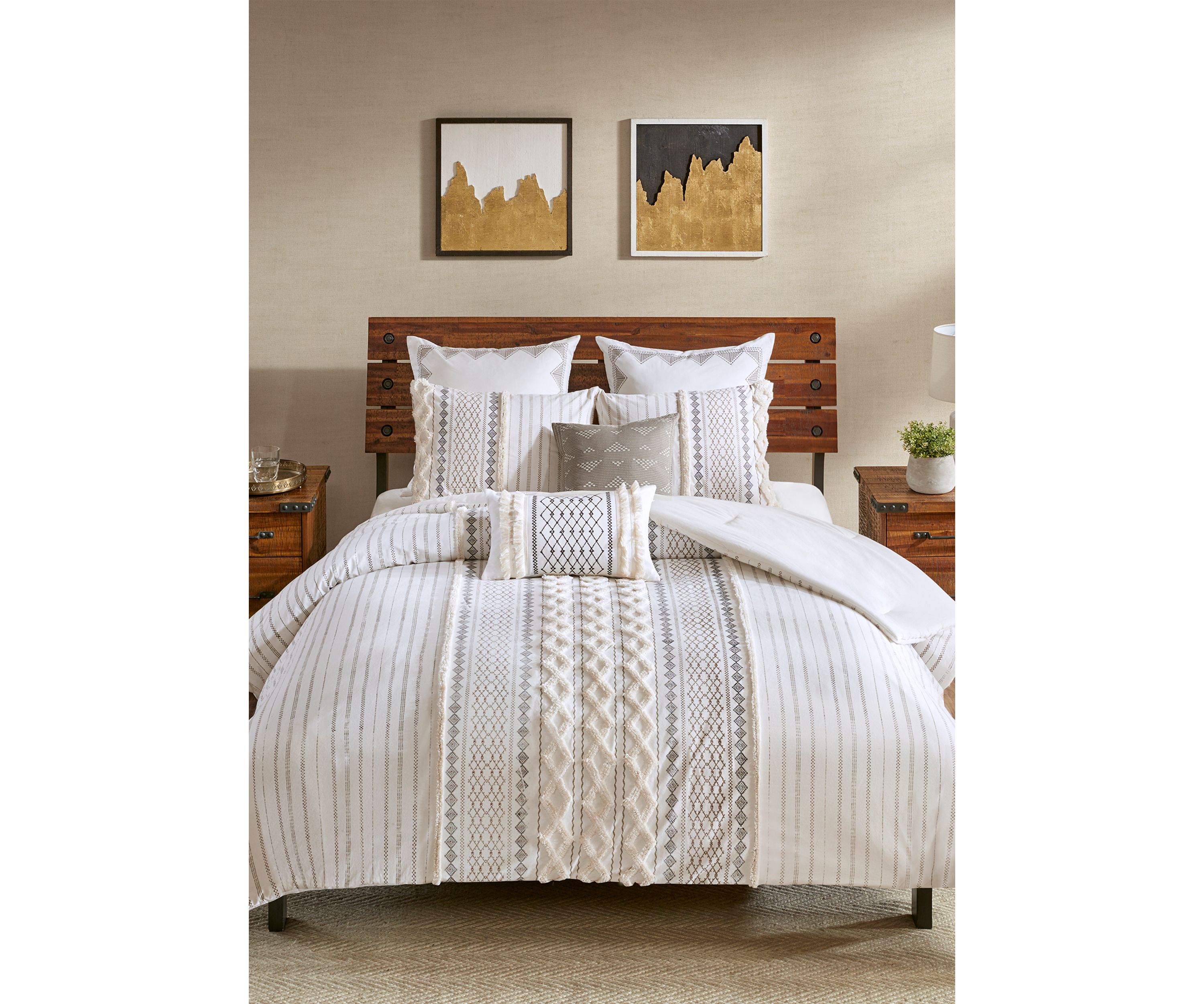 Imani Cotton 3 Piece Comforter Mini Set