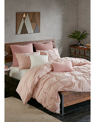 Ink Ivy Masie 3 Piece Cotton Blush Duvet Cover Mini Set Belk