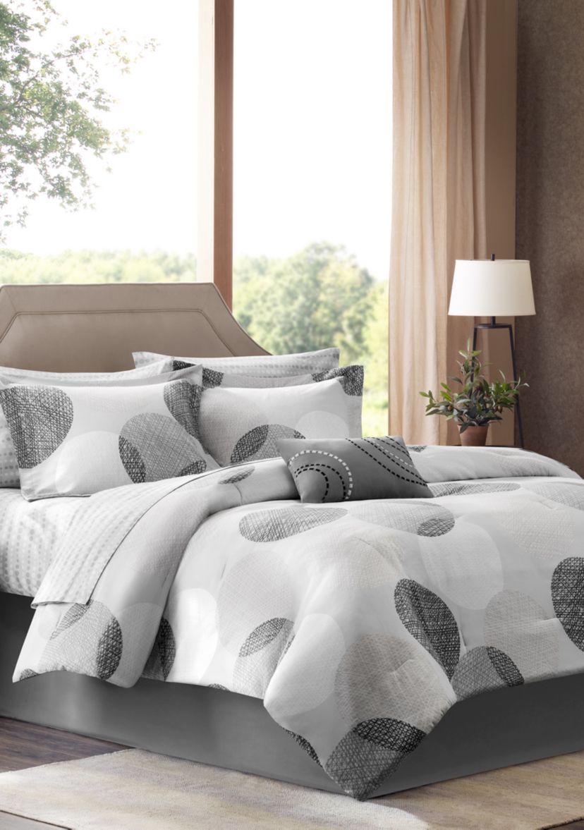 Madison Park Essentials Knowles Complete 7-Piece Comforter Set 
