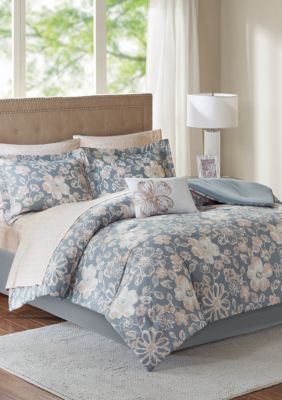 madison park essentials lily complete comforter set gre