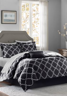 madison park essentials lily complete comforter set gre