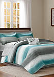 Madison Park Essentials Saben Complete Comforter Set - Aqua