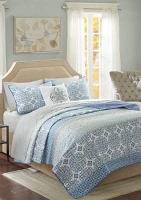 madison park essentials sybil complete comforter set blu
