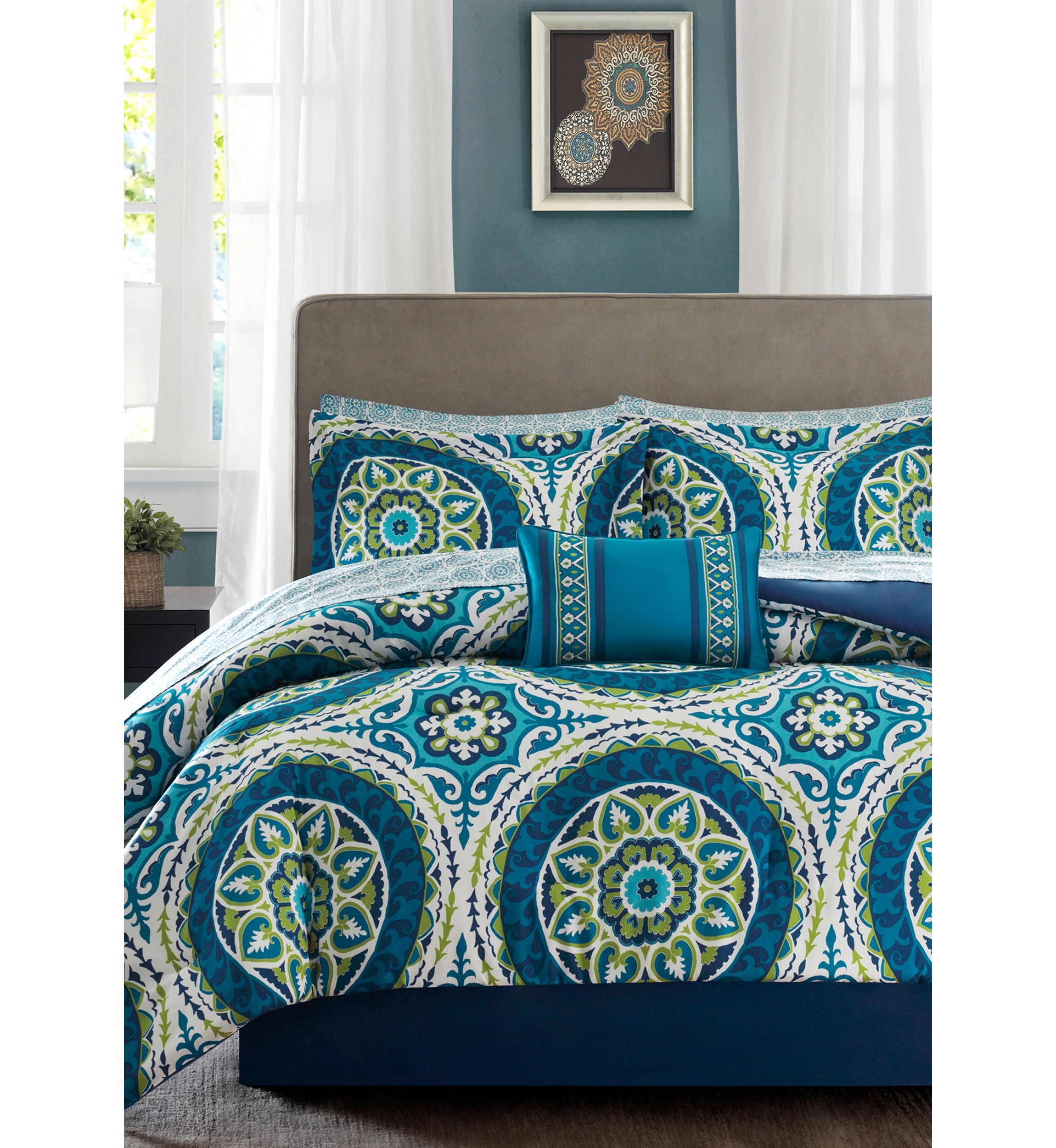 Madison Park Essentials Serenity Complete Comforter Set - Blue