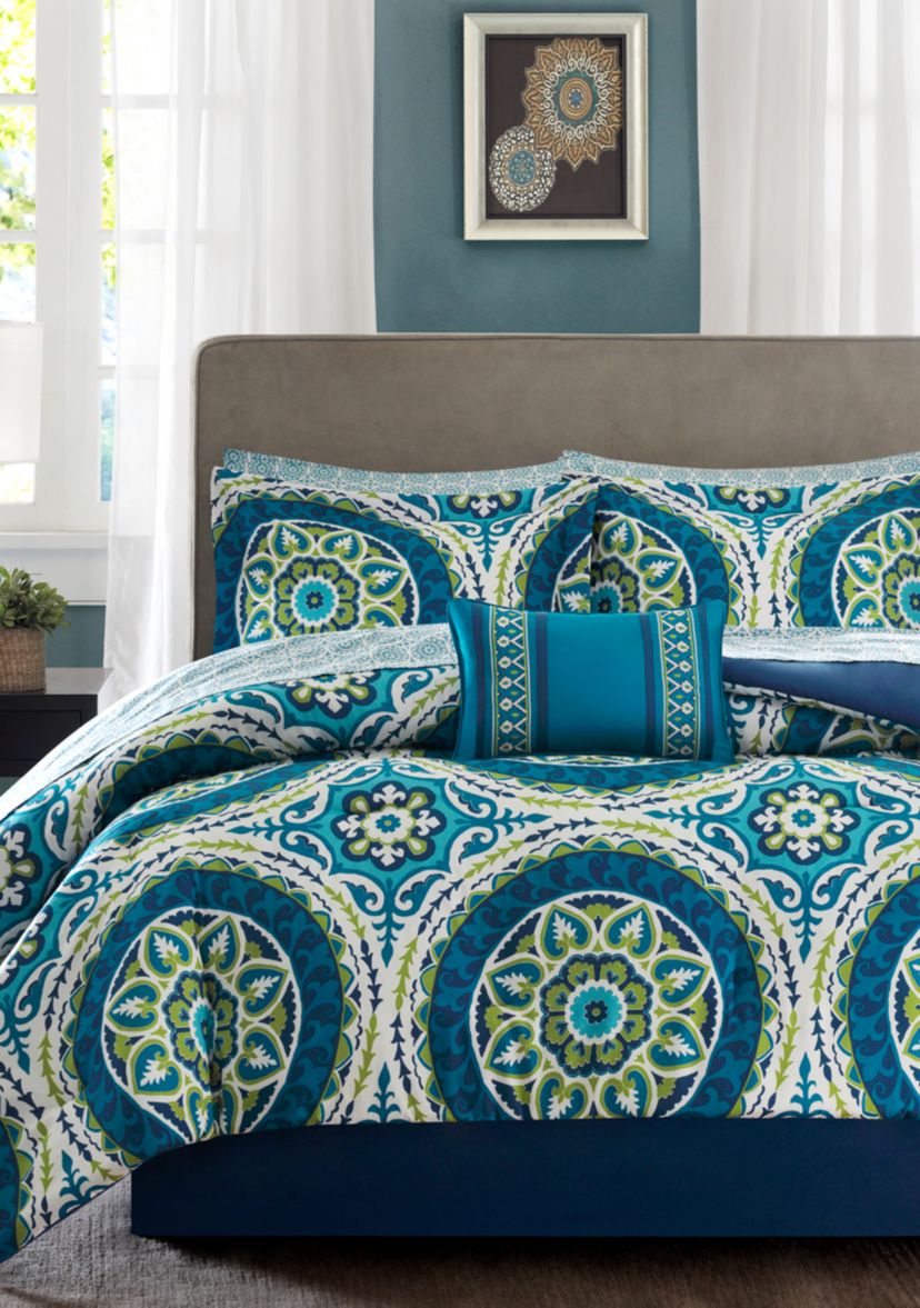 Madison Park Essentials Serenity Complete Comforter Set - Blue