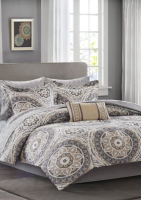Madison Park Palmer Comforter Set Natural Belk