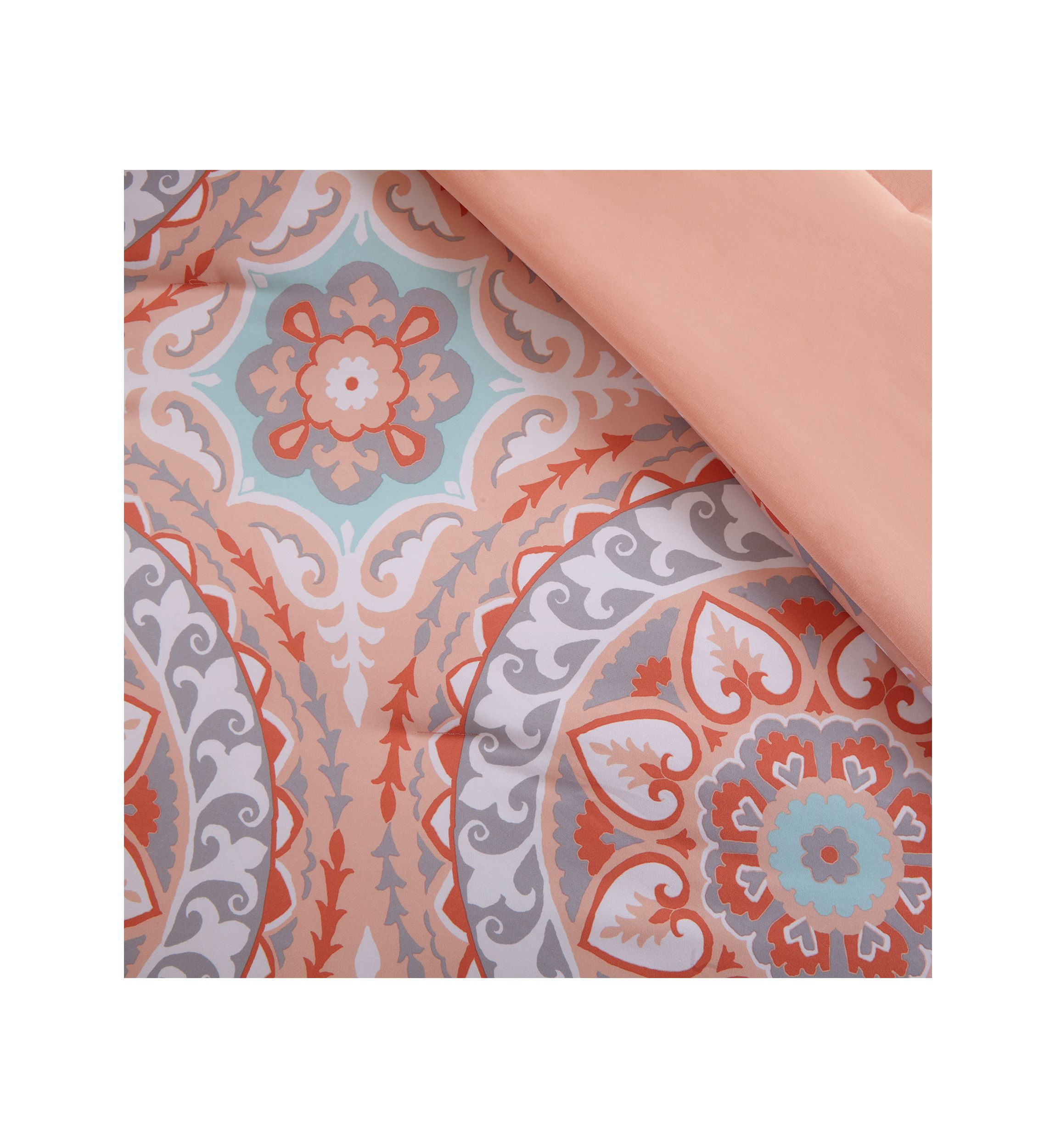 Madison Park Essentials Serenity Complete Comforter Set - Coral