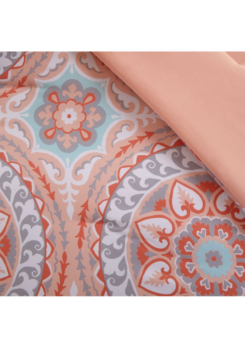 Madison Park Essentials Serenity Complete Comforter Set - Coral